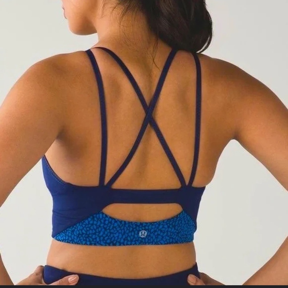 lululemon athletica Navy and Black Sports Bra 10